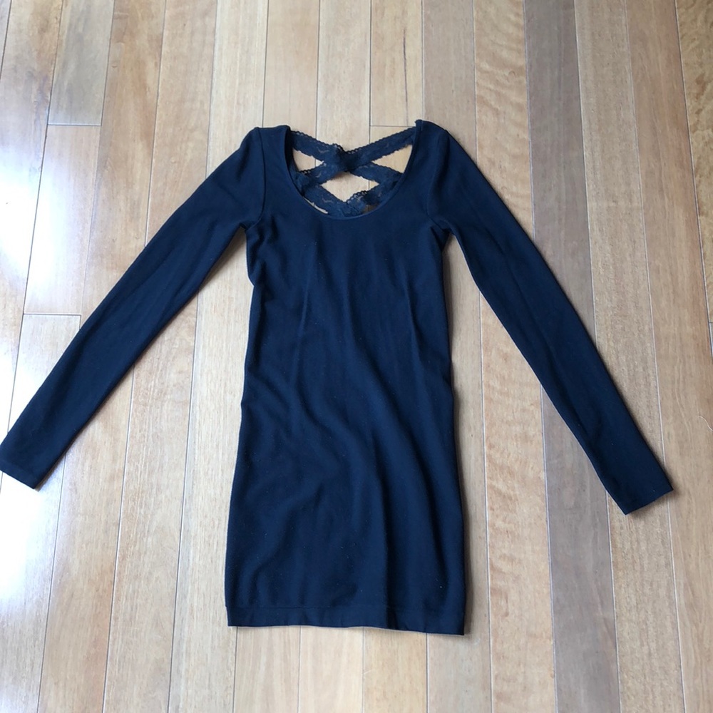 Black Bodycon Mini Dress